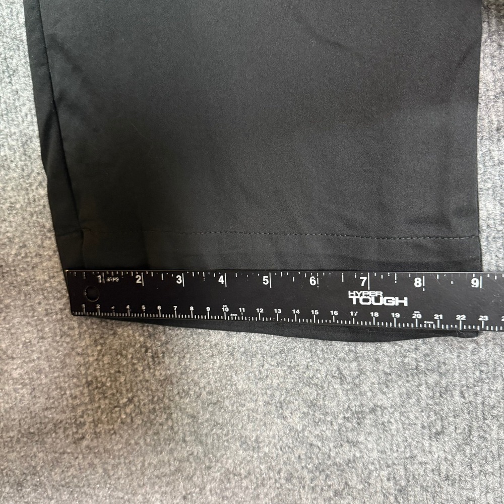 Chicos Pants 0 Womens 4 Black Wide Leg‎ Cropped Cotton Stretch Blend High Rise - Picture 10 of 11